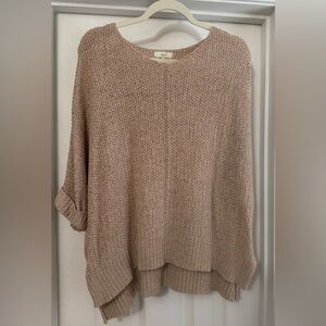 Easel Taupe Knit Sweater
